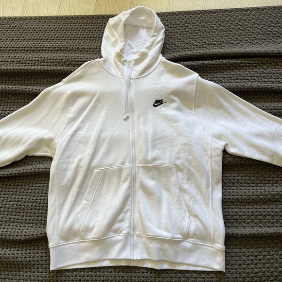 White Nike Zip-Up - Picture 2 of 2